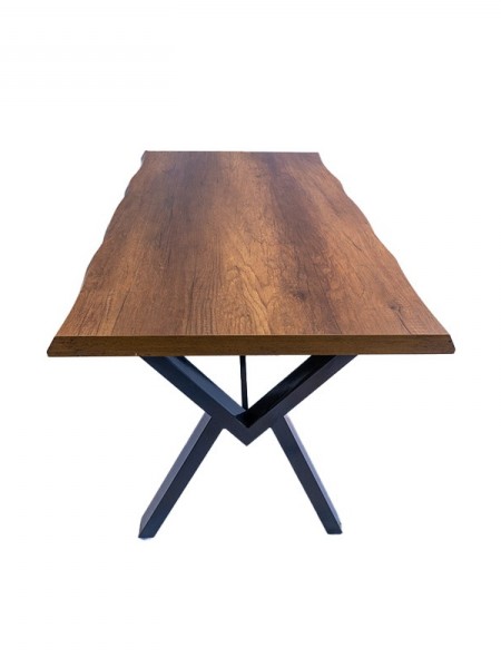 80x140 Kütük Görünümlü Mdflam Masa