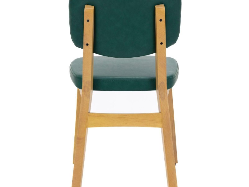 Riva Masif Ahşap Sandalye – Yeşil