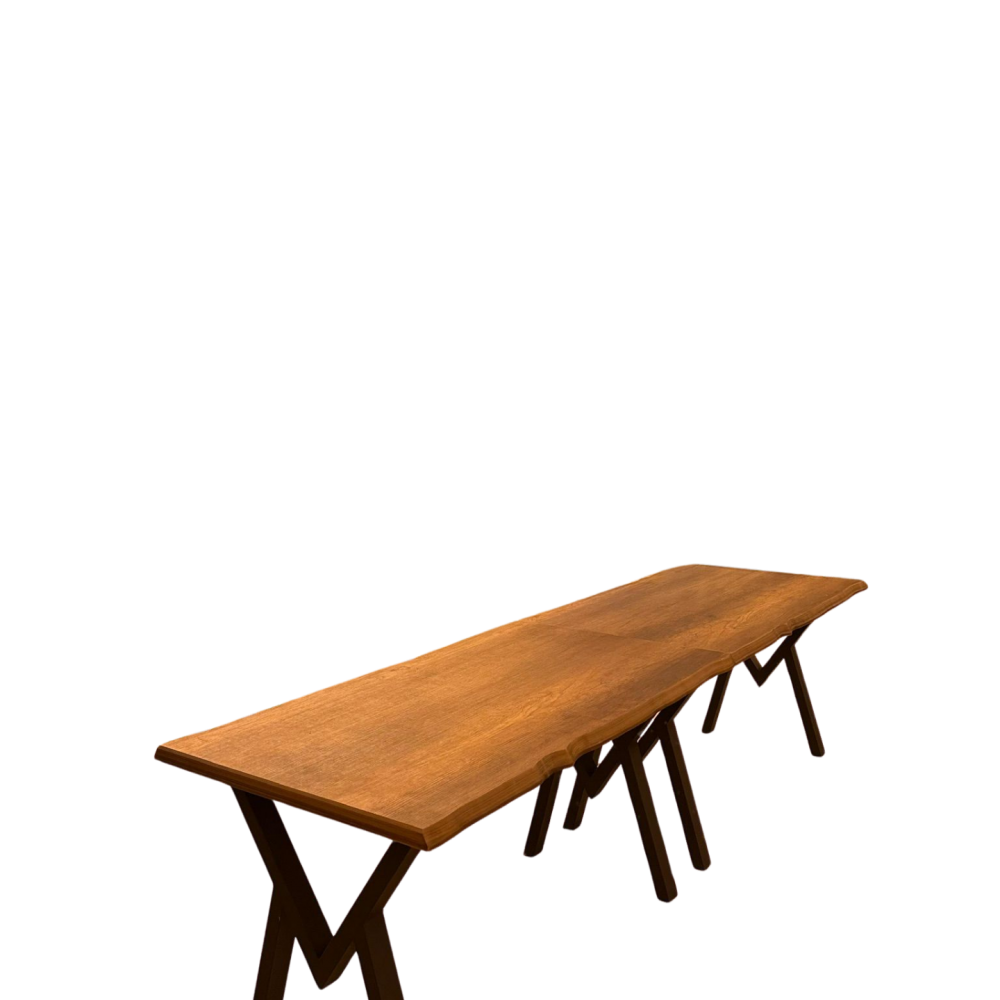 Valtor Loft Stil Uzun Ahşap Masa