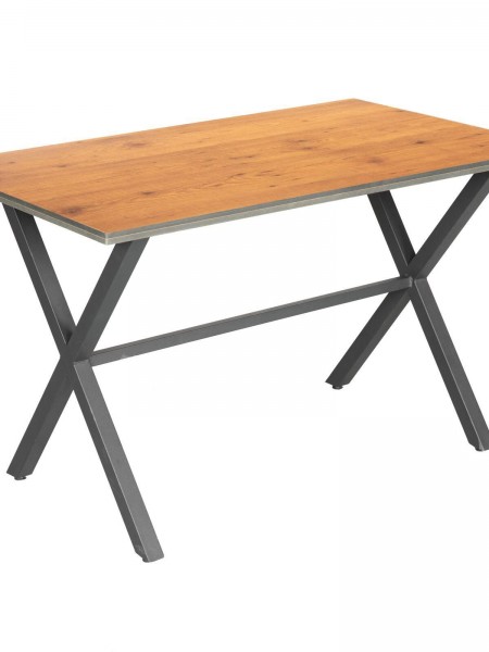 Arvik Ahşap Masa – Çapraz Ayaklı Compact Masa